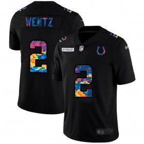 Maillot Indianapolis Colts Carson Wentz 2 Nike 2020 Multicolor Noir - Homme